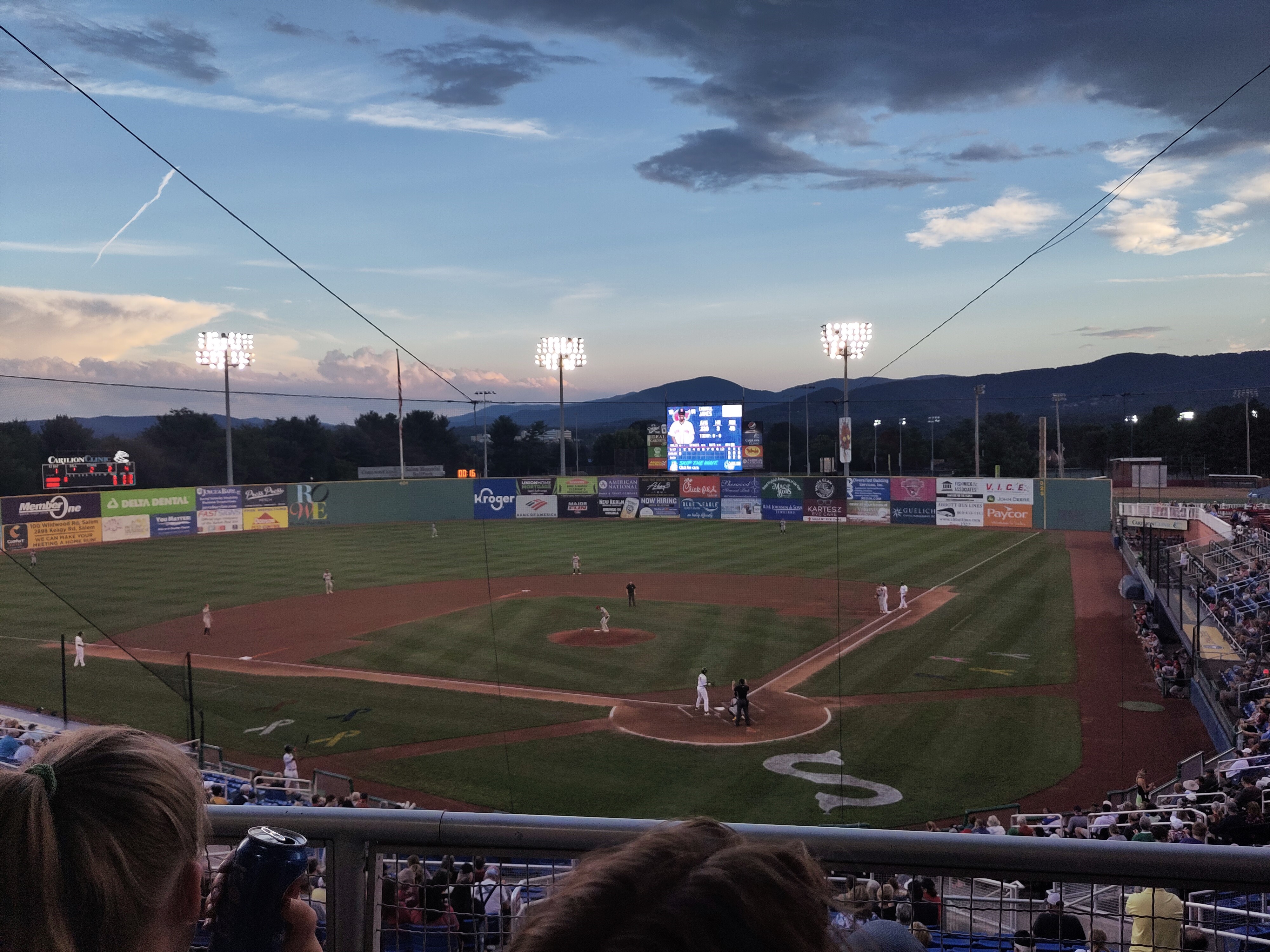 Baseball game at Salem!